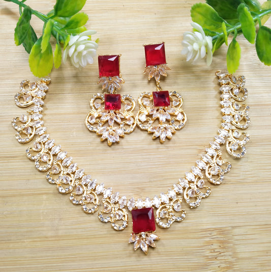 *NEW ARRIVAL*

LIGHT WEIGHT STONE NECKLACE SET WITH BEAUTIFUL STONE WORK EARRINGS