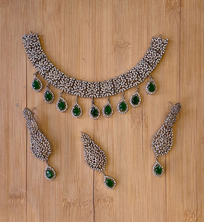 RP Necklace with Earring and Teeka in standard quality